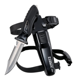 Tusa X-Pert II Drop Pointed Knife Black