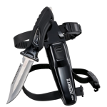 Tusa X-Pert II Drop Pointed Knife Black