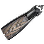 Atomic Aquatic HEC Smoke Split Fin w/ Spring Strap