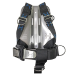 Halcyon Stainless Steel Backplate with Cinch Harness