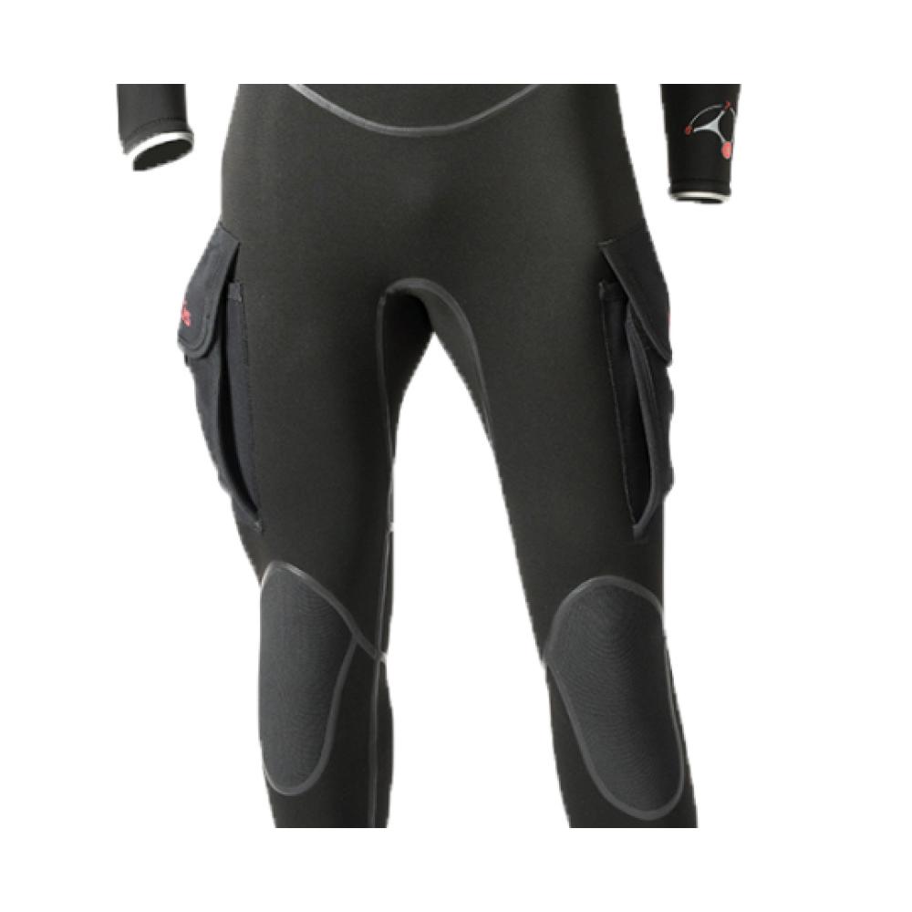 Hollis NeoTek 8/7/6mm V2 Hooded Semidry Suit | IDC Vancouver