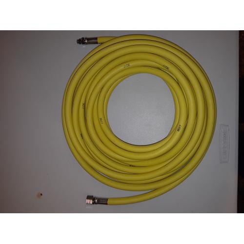 L.P. REGULATOR HOSE YELLOW 3/8"- 9/16" MALE  30FT LONG