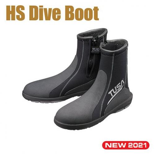 HS 5MM DIVE BOOT , SIZE 9 TUSA DS-0106-BK-9