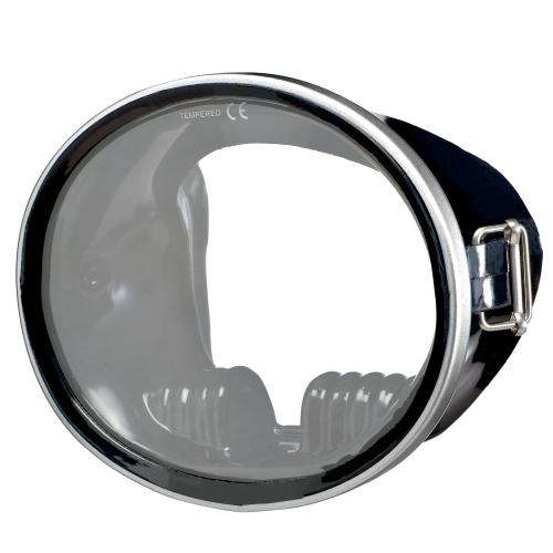 Tortuga Mask, Black Silicone w/Stainless Steel Frame