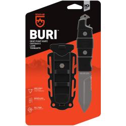 Buri Drop Point Knife, Black