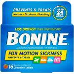 BONINE - 8 CHEWABLE TABLETS