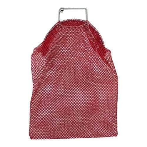 Wire Rim Mesh Bag - Red