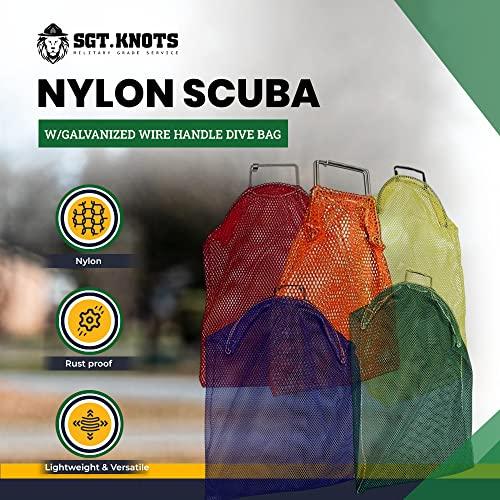 Wire Rim Mesh Bag - Red