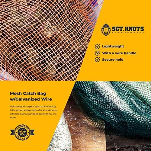 Wire Rim Mesh Bag - Red