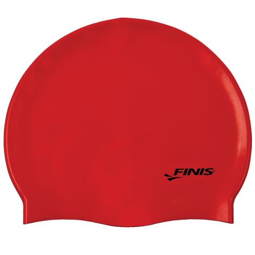 Silicone Swim Cap- Red