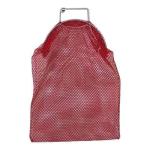 Wire Rim Mesh Bag - Red