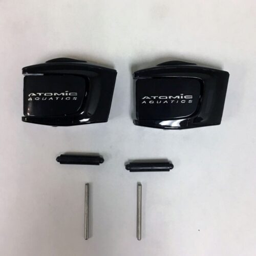 Mask Buckle Set w/pins,Blk/Blk