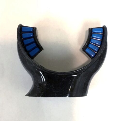 Mouthpiece, Snorkel, Blk/Blue