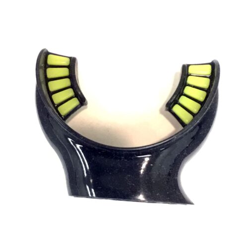 Mouthpiece, Snorkel, Blk/Ylw