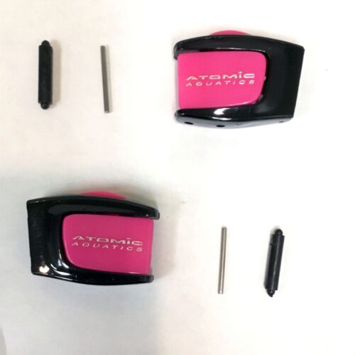 Mask Buckle Set, Black/Pink