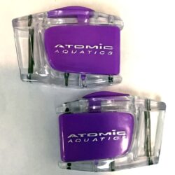 Mask Buckle Set, Clear/Purple