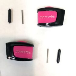 Mask Buckle Set, Black/Pink