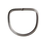 2.0” SS Welded D-Ring 6 mm Wire
