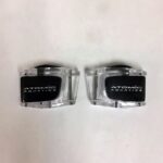 Mask Buckle Set w/pins,Clr/Blk