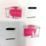 Mask Buckle Set, Clear/Pink