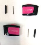 Mask Buckle Set, Black/Pink