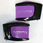 Mask Buckle Set, Black/Purple