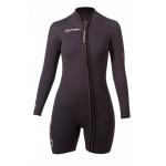 LADIES 3MM THERMOPRENE SHORTY LONG SLEEVE LADIES 3MM THERMOPRENE SHORTY LONG SLEEVE