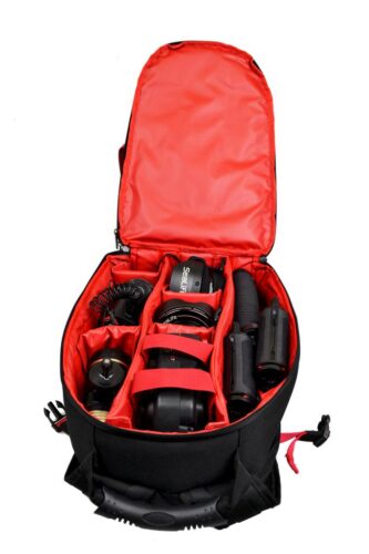 Photo Pro Backpack (Black/Red, 8 Liter Cubic Volume, 15 x 10 x 6.5)
