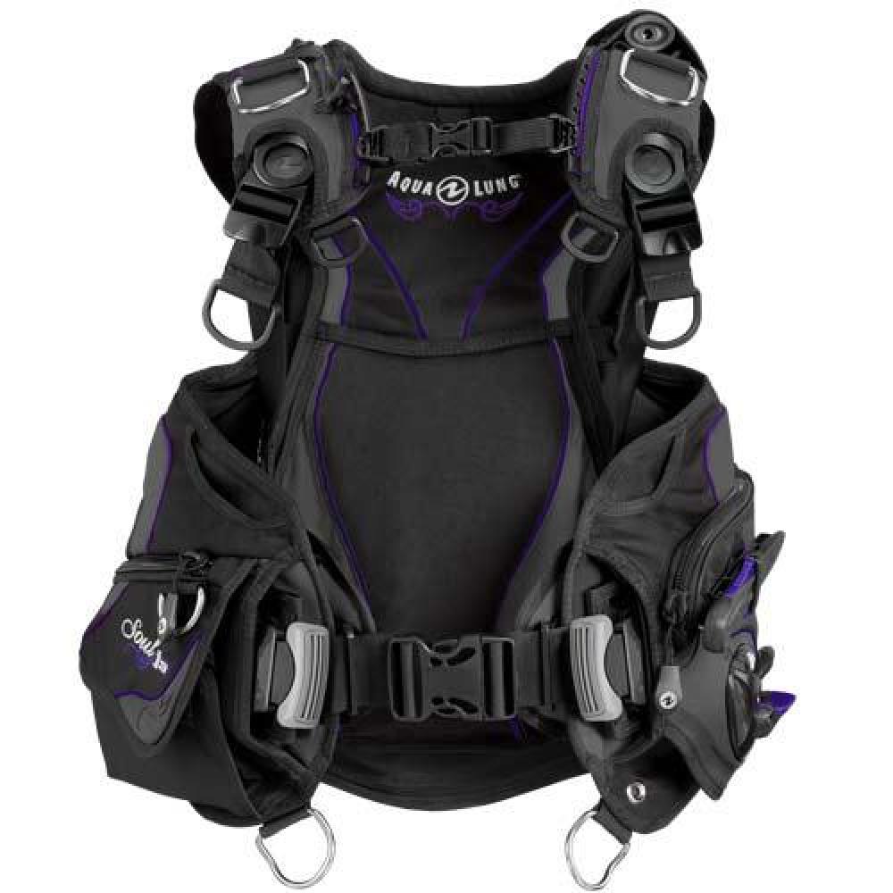 Buy AQUALUNG SOUL I3 BLK/CHAR/TWILIGHT BC, MD - Ocean Enterprises