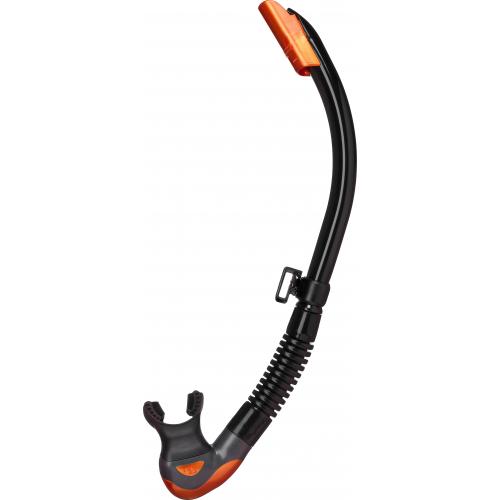 Tusa Snorkel Platina II Hyperdry Black/Eletric Orange