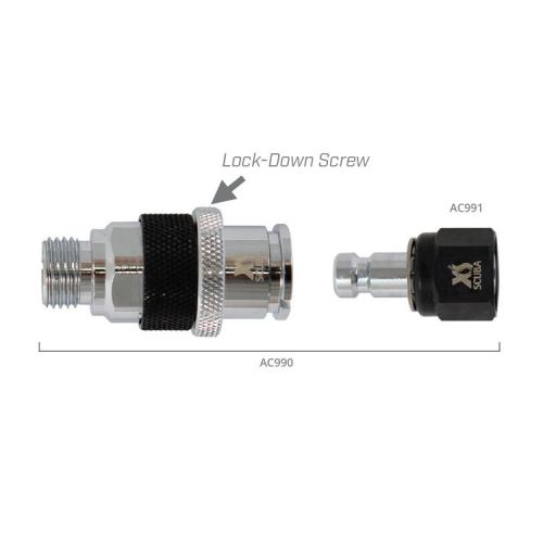 Second Stage Hose QD - Male