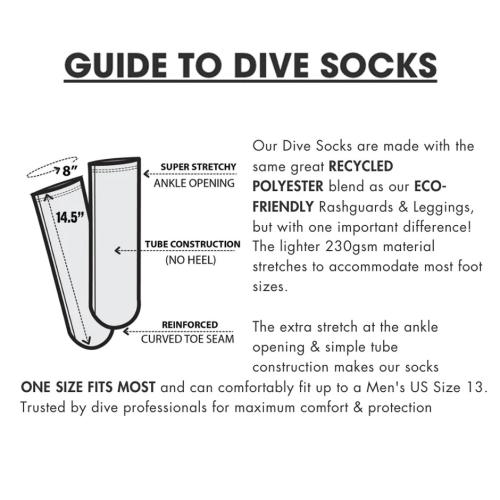 Spacefish Army Dive Socks