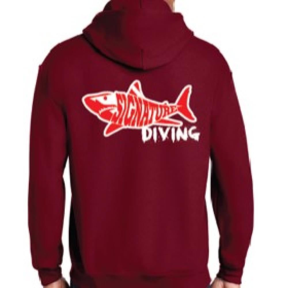 SIGNATURE SCUBA DIVING ZIPUP HOODIE