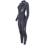 TherMaxx Women's 3mm Wetsuit - Black with Purple and Green Stripe
