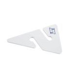 Line Arrow (white) w/blue logo