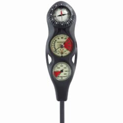 3-GAUGE IN-LINE DIVE CONSOLE W/ FS-1.5 COMPASS, PGPSI DGFT