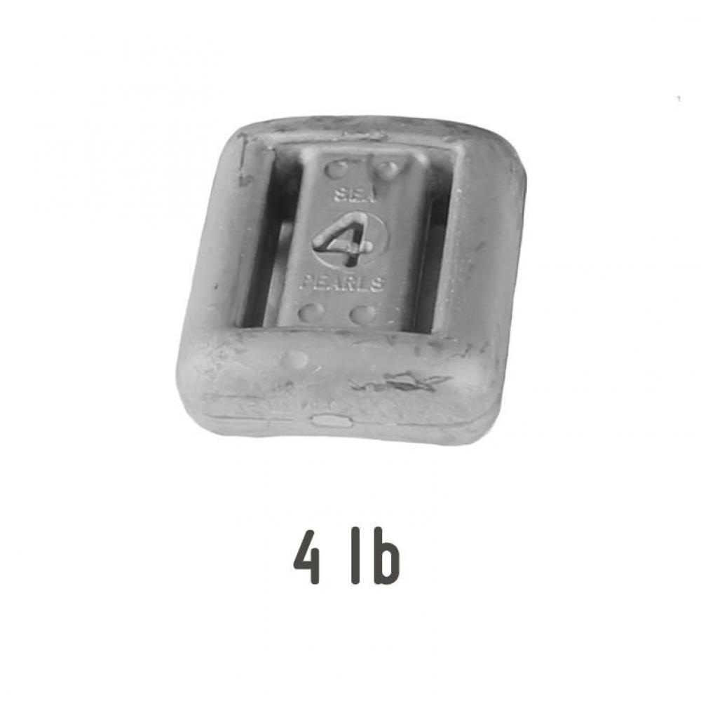 Uncoated Lace Through Lead Weight