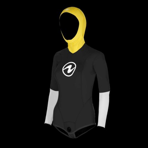 FREEFLEX PRO JACKET, 7MM WMN, BLK/YLW, XL