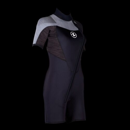 DYNAFLEX JACKET 5.5MM WMN, BLK/GRY, L