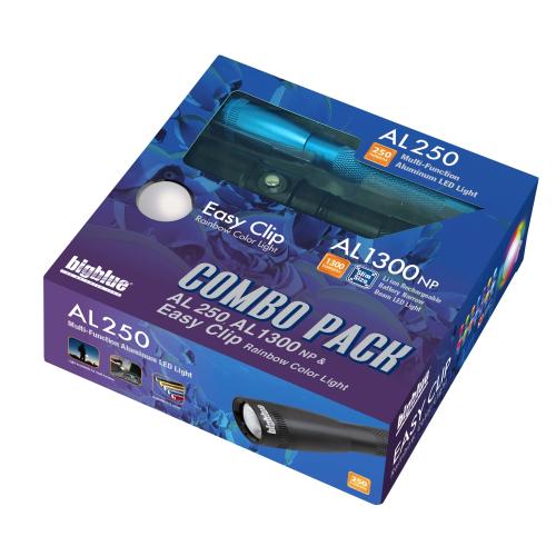 Combo Pack: AL250 Blue & AL1300NP & Easy Clip Rainbow