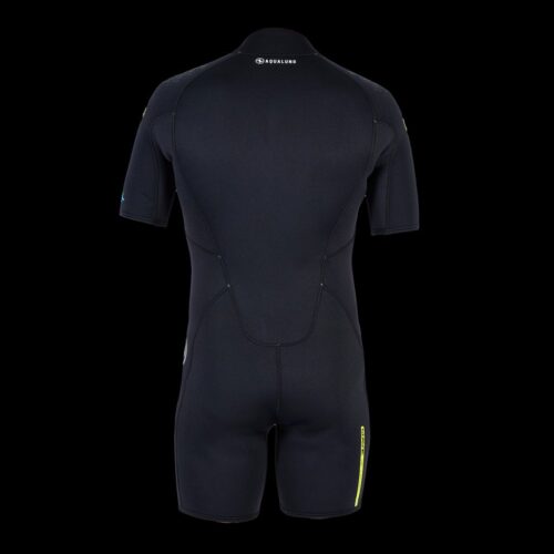 WAVE 4MM REV-SHRTY,MN,BLK/GRN SM