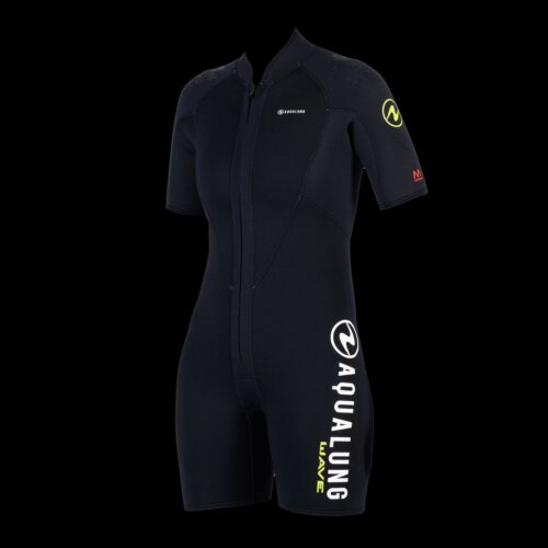 WAVE 4MM REV-SHRTY,WMS,BLK/GRN XS