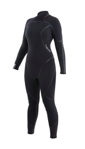 AQUAFLEX, 7MM, BLACK/CHAR, WOMEN, 4