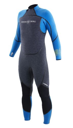 AQUAFLEX, 7MM, GREY/BLUE, MEN, M