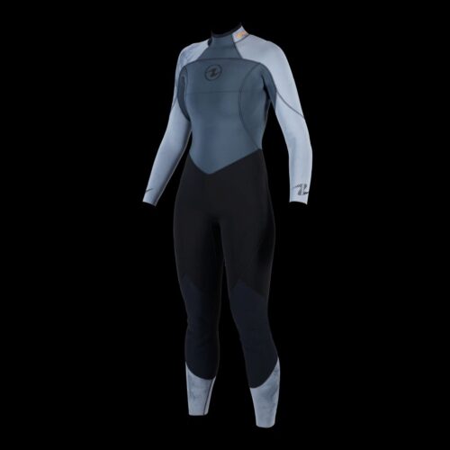 AQUAFLEX 3MM WMS BLK/GRY 2XL