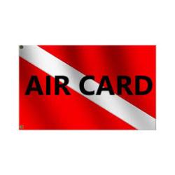 Air Fill Punch Card 20 Fills - Save $2 per tank!