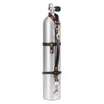 Stage Bottle Rigging Kit 4.4" – Secure, Streamlined Setup for Stage and Deco Cylinders