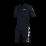 WAVE 4MM REV-SHRTY,WMS,BLK/GRN SM