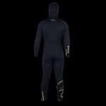 WAVE 6MM FZ W/HOOD,MN,BLK/GRN 3XL