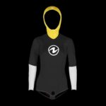 FREEFLEX PRO JACKET, 7MM WMN, BLK/YLW, MD